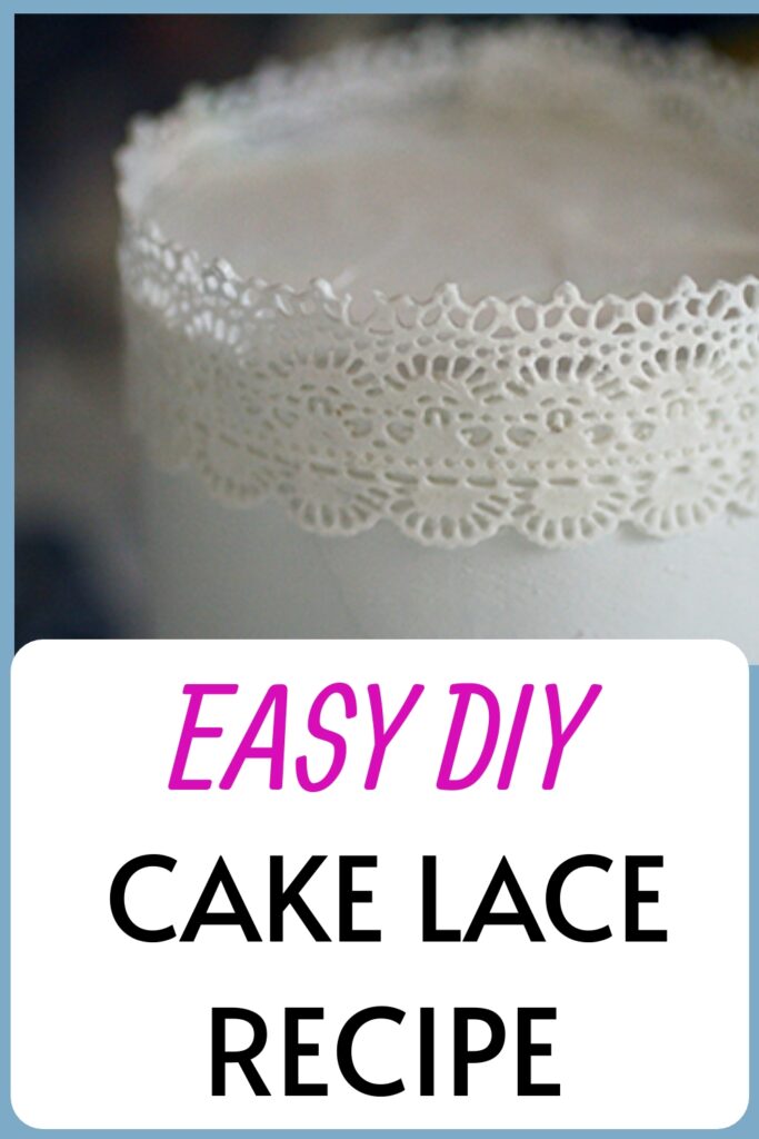 easy diy cake lace recipe