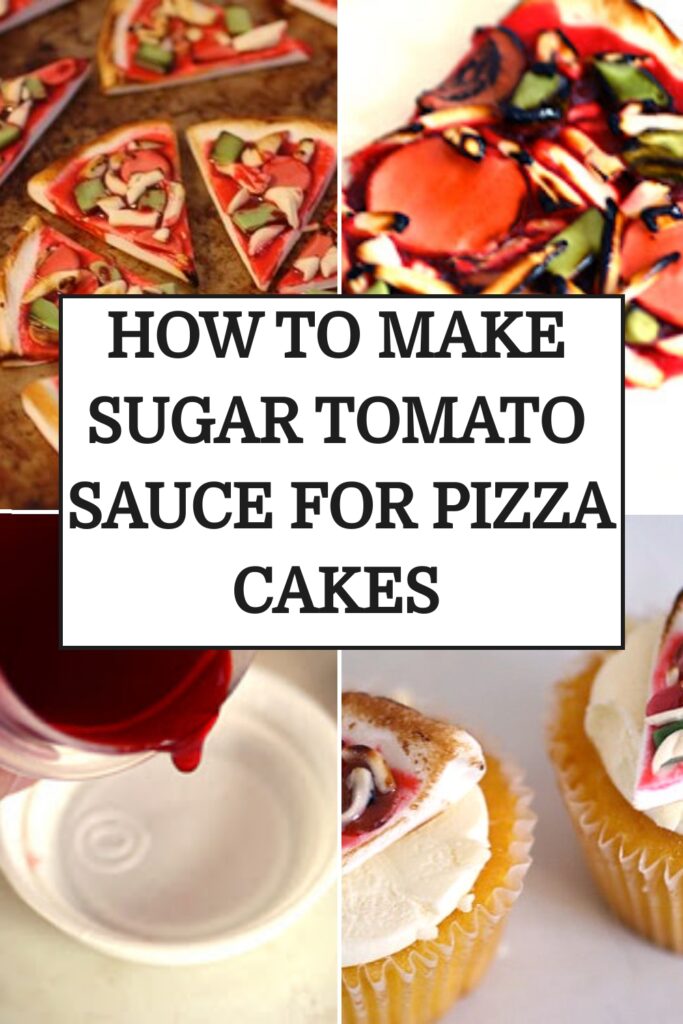 how to make sugar tomato sauce for pizza cakes
