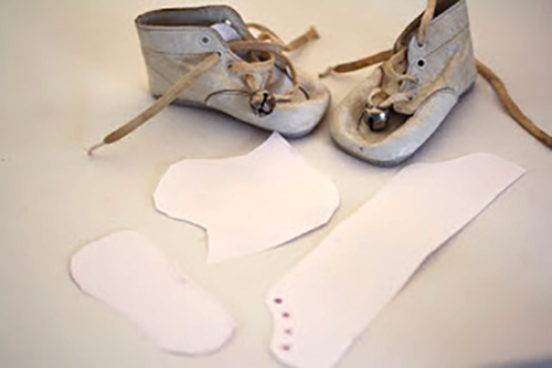 baby shoes template
