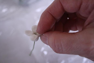 making pulled flowers