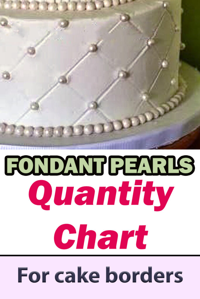fondant pearls chart