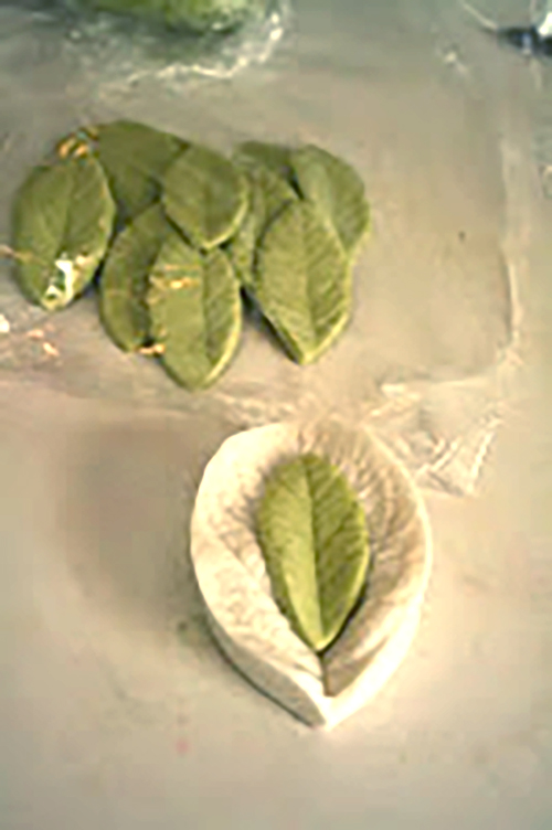 gumpaste leaves