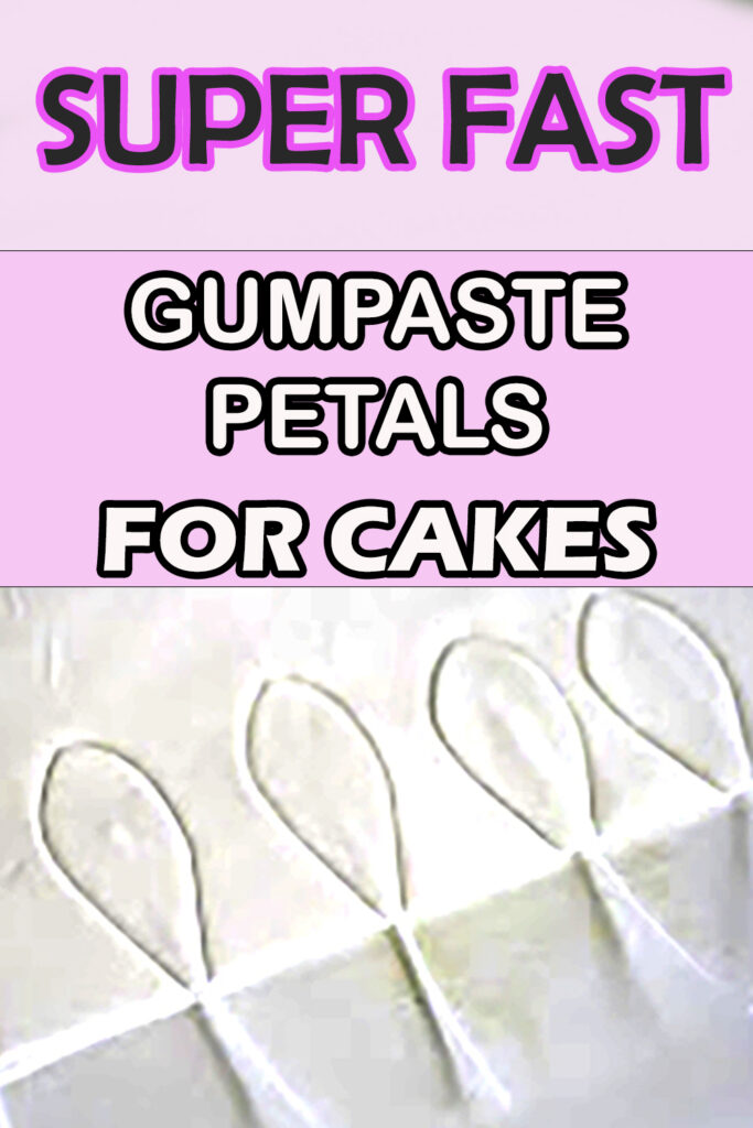 how to make fast gumpaste petals