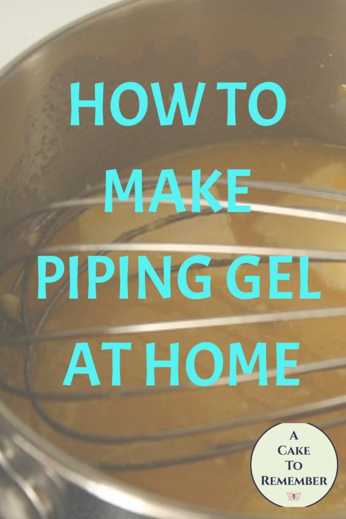 how to make piping gel at home