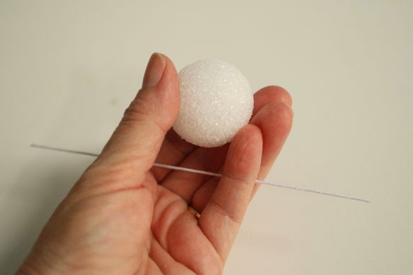styrofoam ball and wire