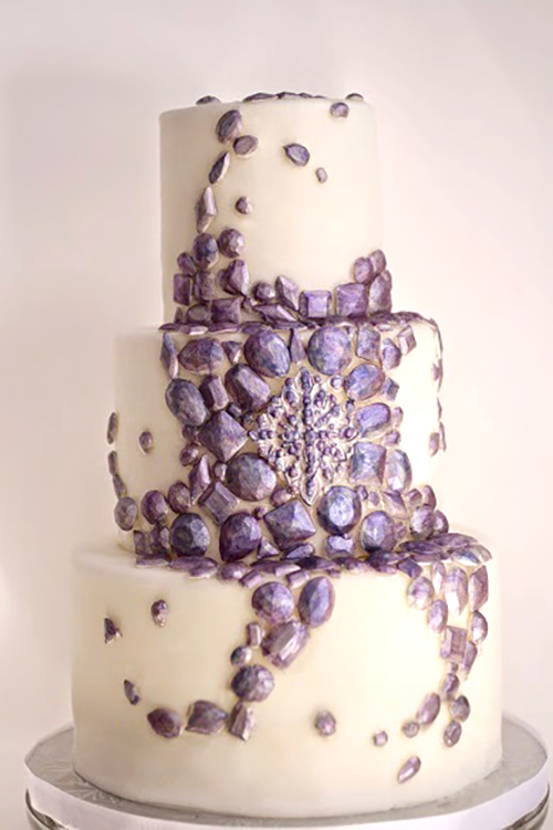 purple jewel cake