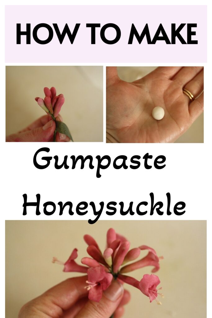 how to make gumpaste honeysuckle