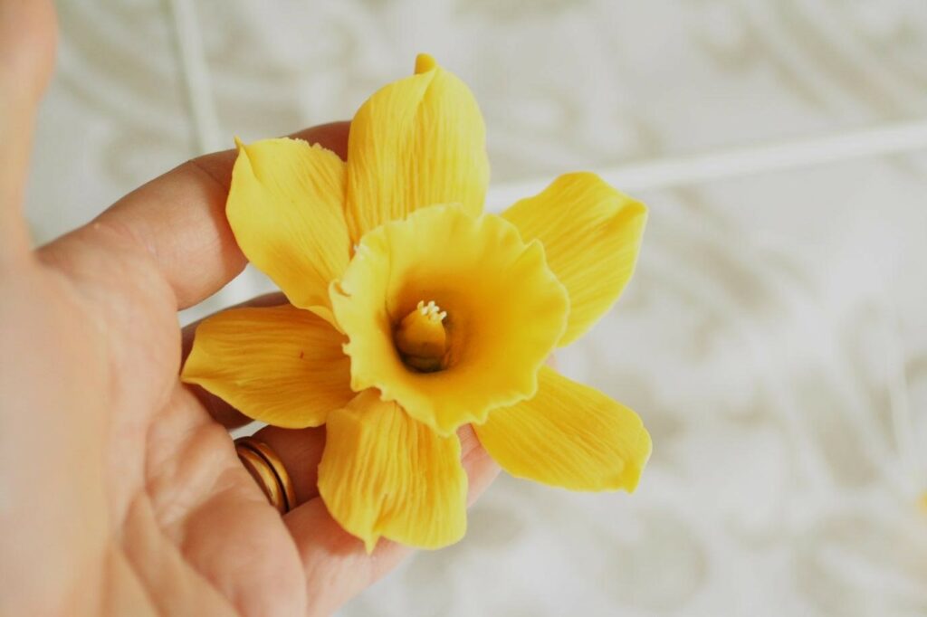 How to make a gumpaste daffodil