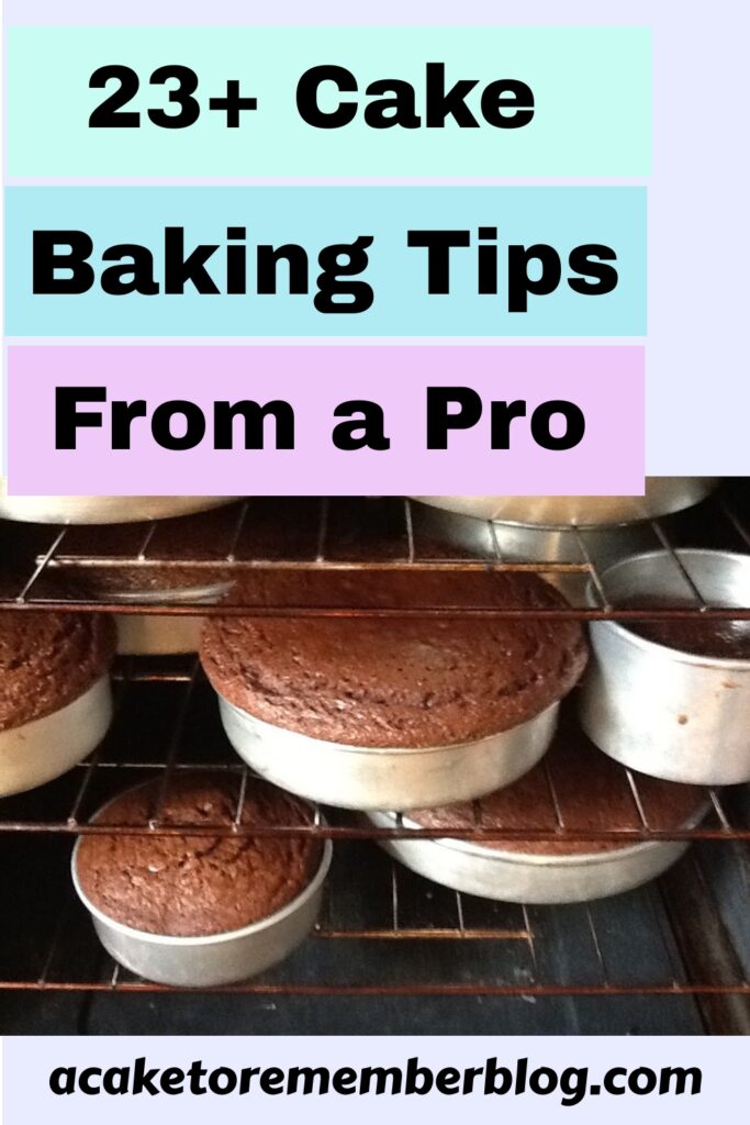 23+ cake baking tips from a pro