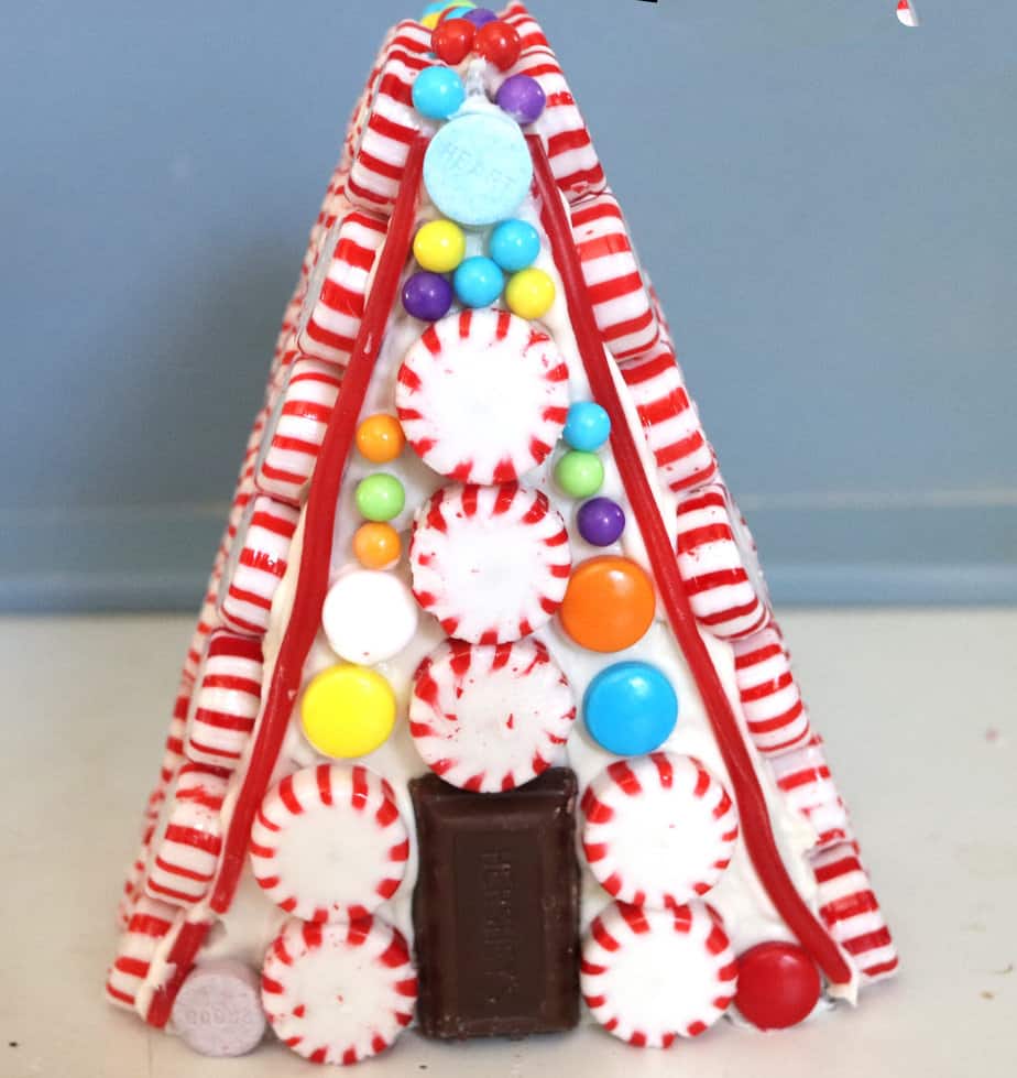 aframe-gingerbread-candy-house front