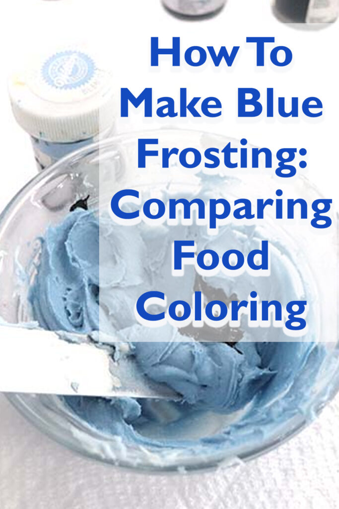 how to make blue frosting