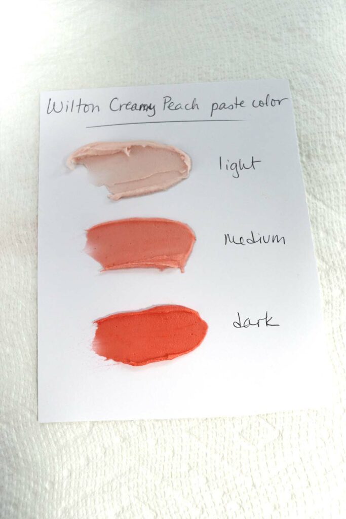 wilton creamy peach food coloring