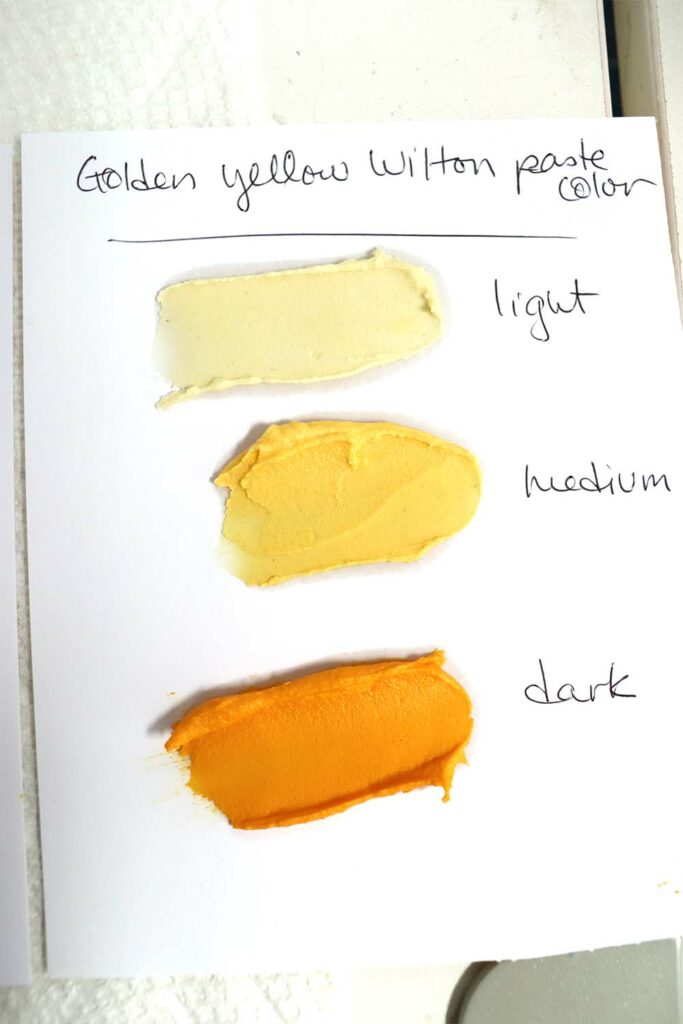 wilton golden yellow food coloring