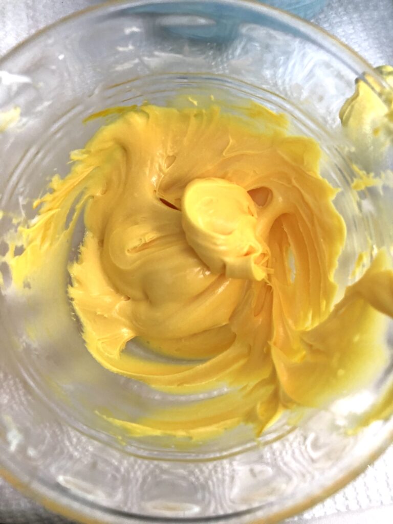 yellow icing