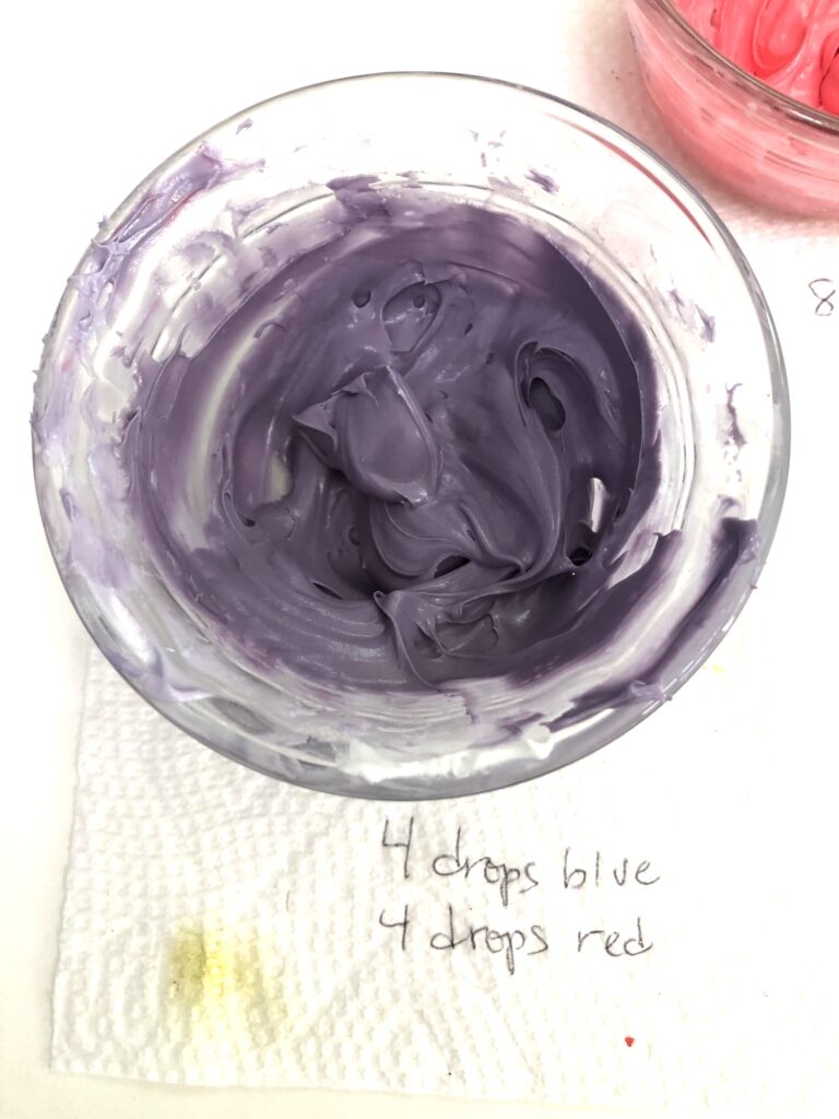purple icing