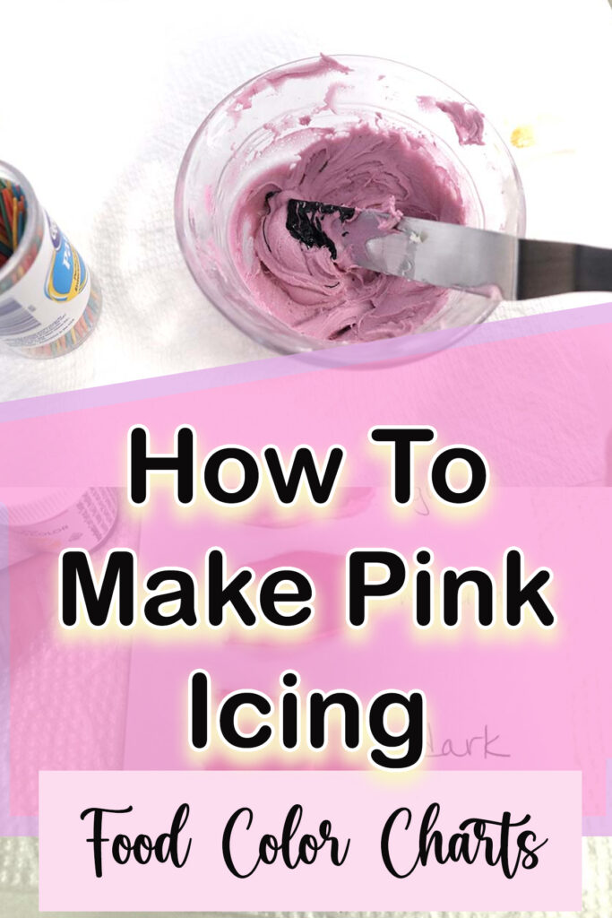 how to make pink frosting 