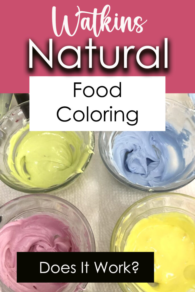 natural food coloring test